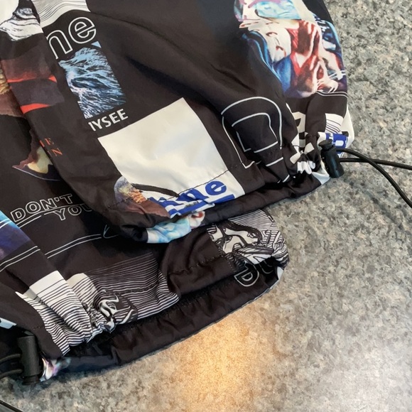 Ninja faith inspiring retro parachute pants size S - Picture 4 of 9